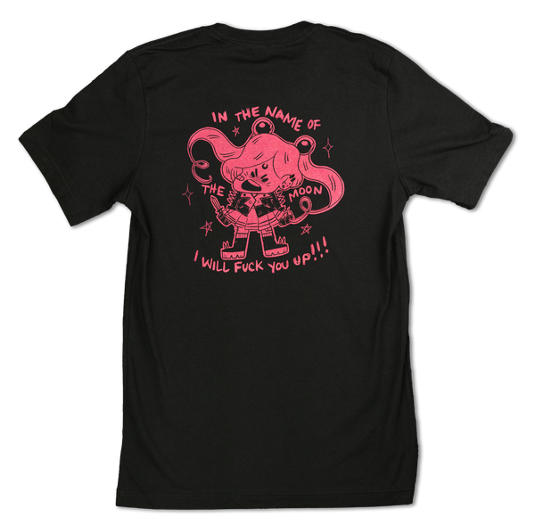 In the name of the MOON! Tee (Hot Pink)