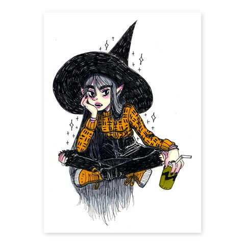 Bored Witch! Print!