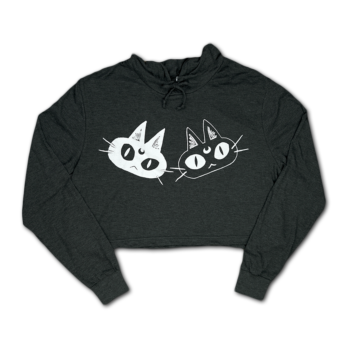 Moon Kitties Crop Hoodie!