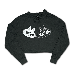 Moon Kitties Crop Hoodie!