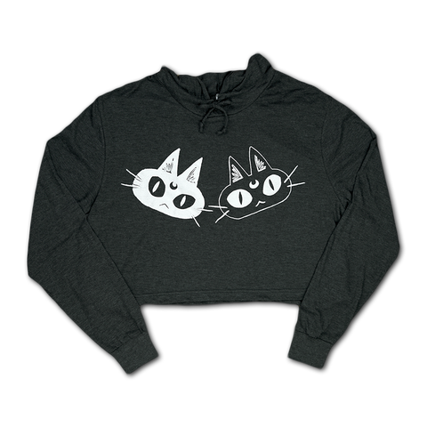 Moon Kitties Crop Hoodie!