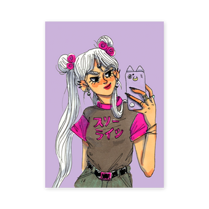 Uselfie Tsukino! Print!