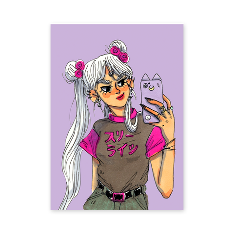 Uselfie Tsukino! Print!